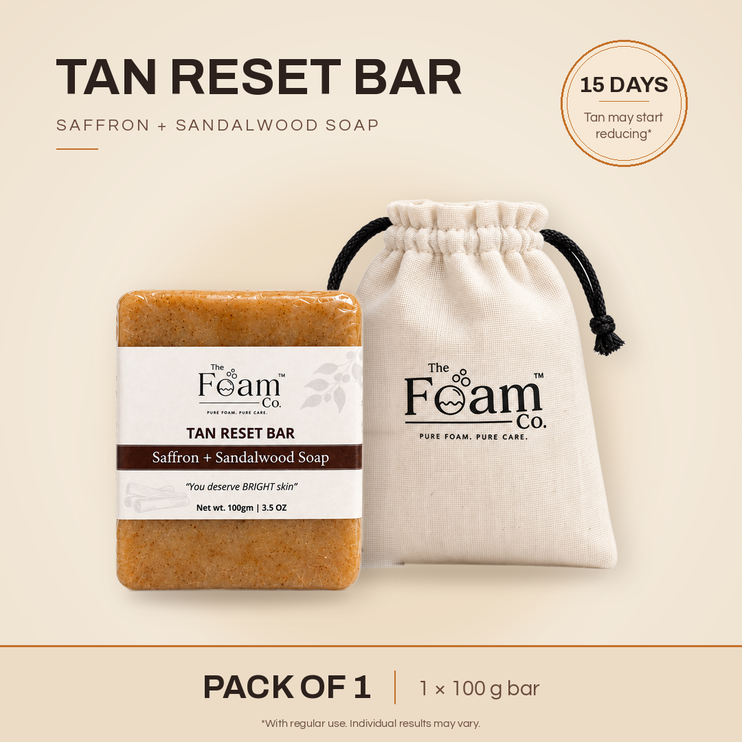 Tan Reset Bar | Saffron & Sandalwood Bathing Soap