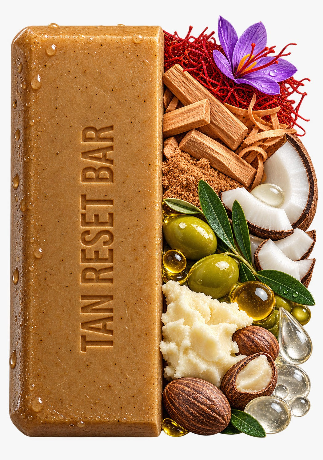 Tan Reset Bar | Saffron & Sandalwood Bathing Soap