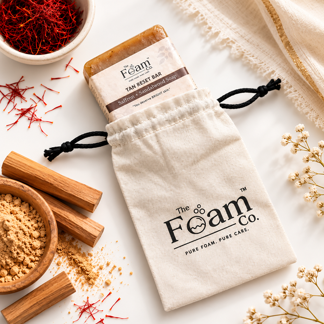 Tan Reset Bar | Saffron & Sandalwood Bathing Soap
